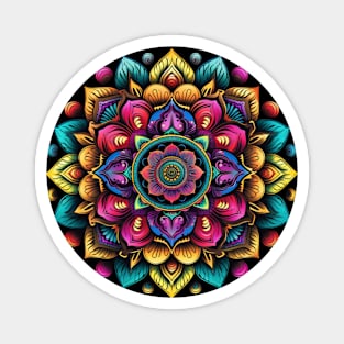 Mandala Flower Pattern Magnet